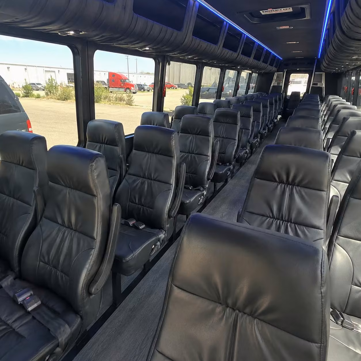 28 passenger minibus inside