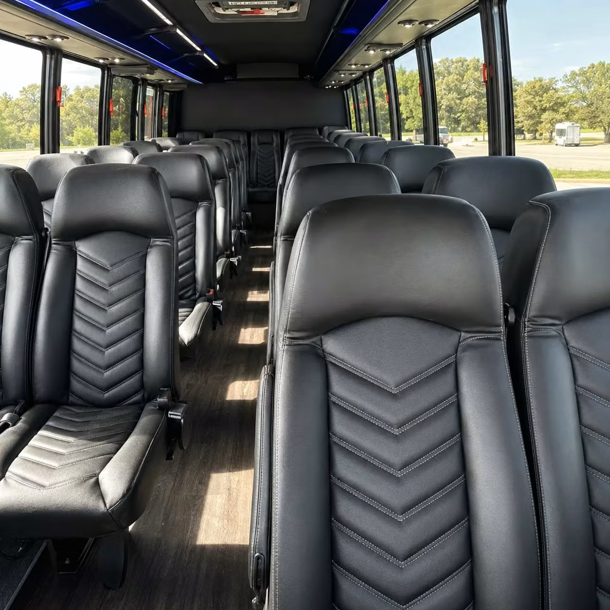 30 passenger minibus interior