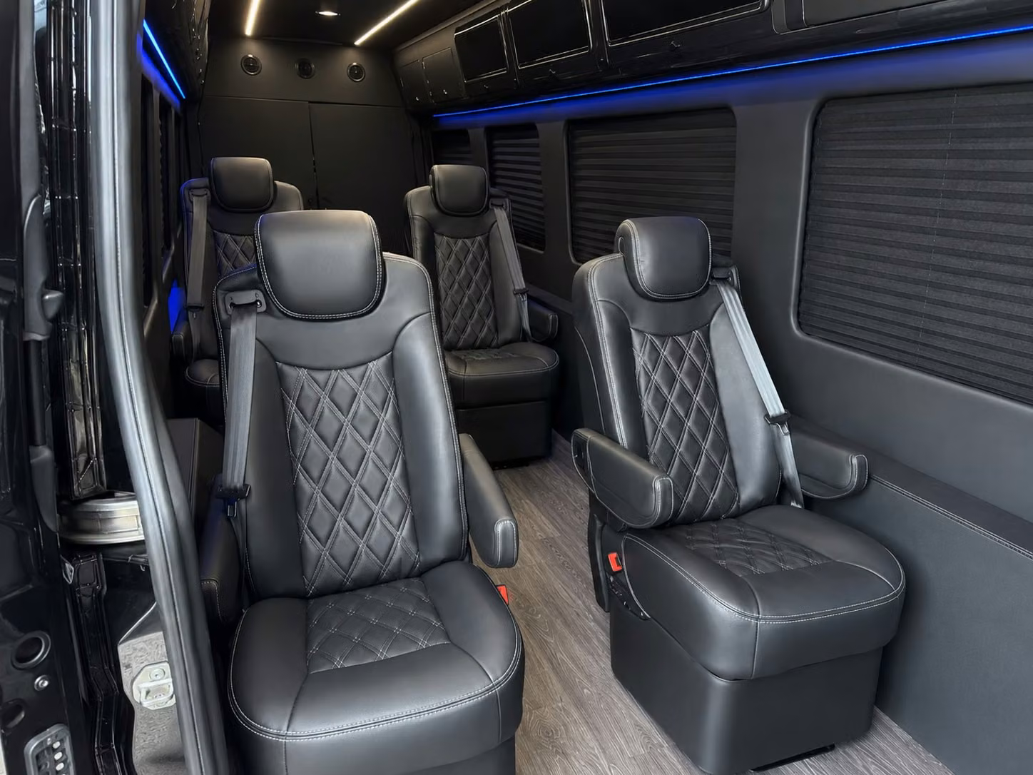 sprinter van with driver interior